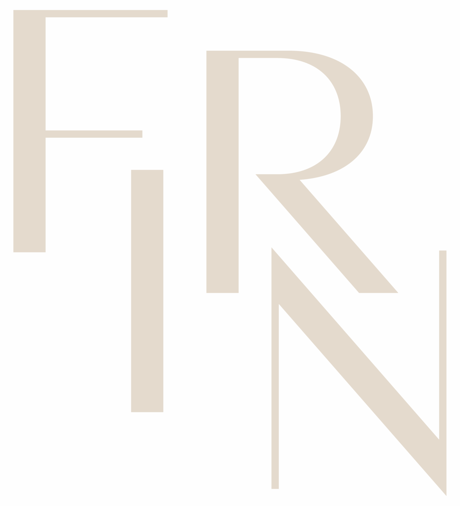 Logo for Firn, rooftop bar at Populus Hotel in Seattle